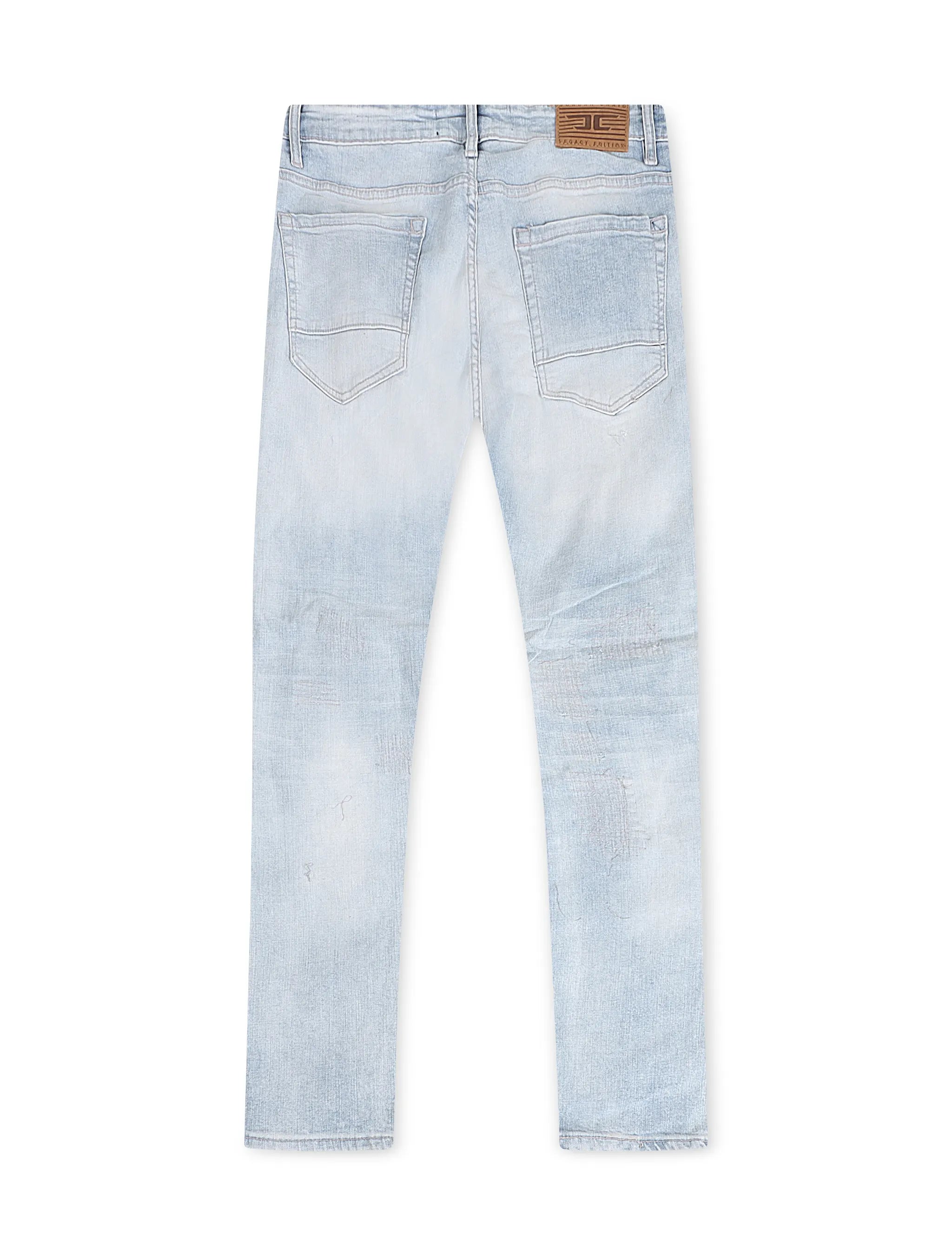 Jordan Craig Jeans Ross Fit rotos y reparados - Azul hielo