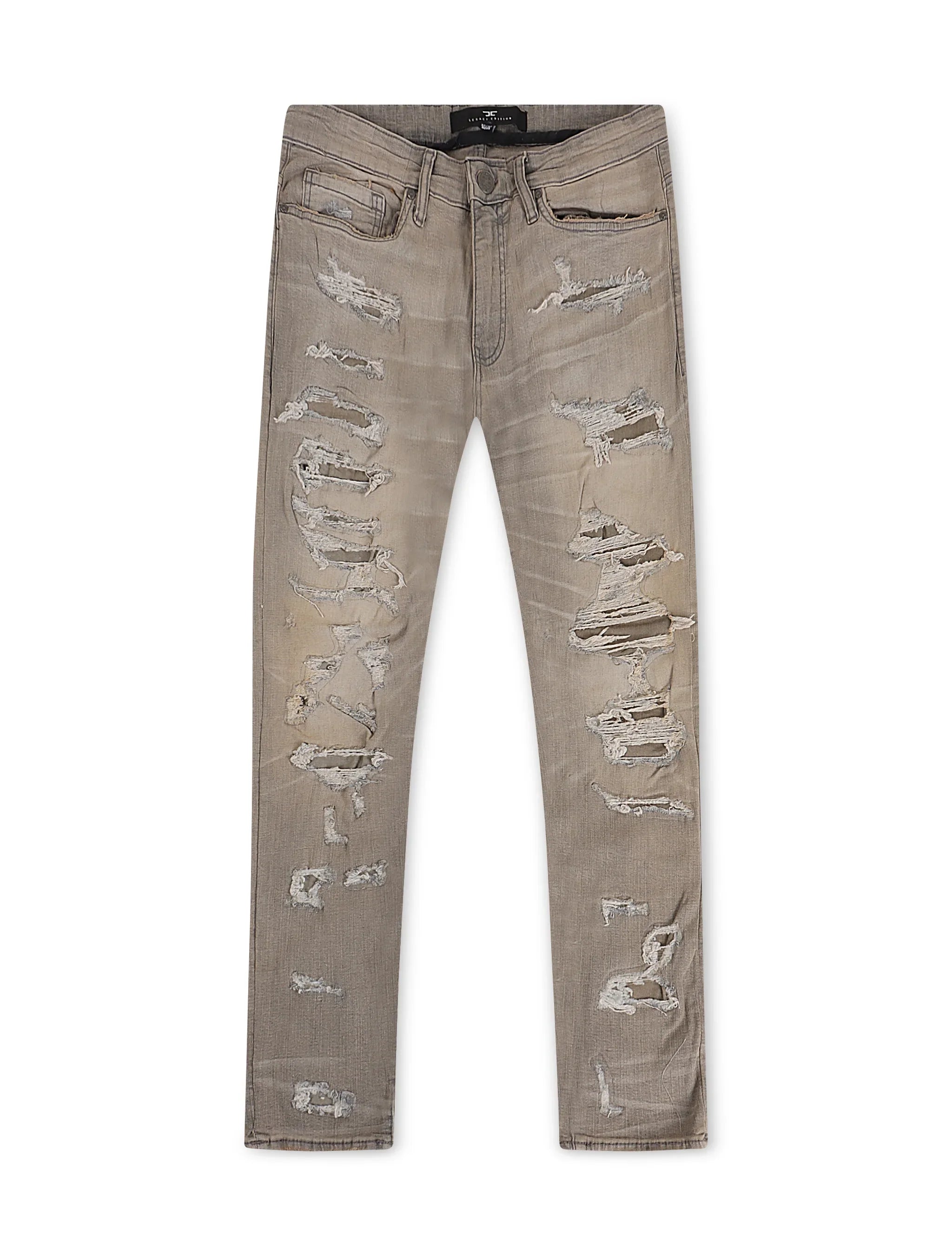 Jordan Craig Vaqueros Ajustados Cónicos Lavados Vintage para Hombre - Limestone