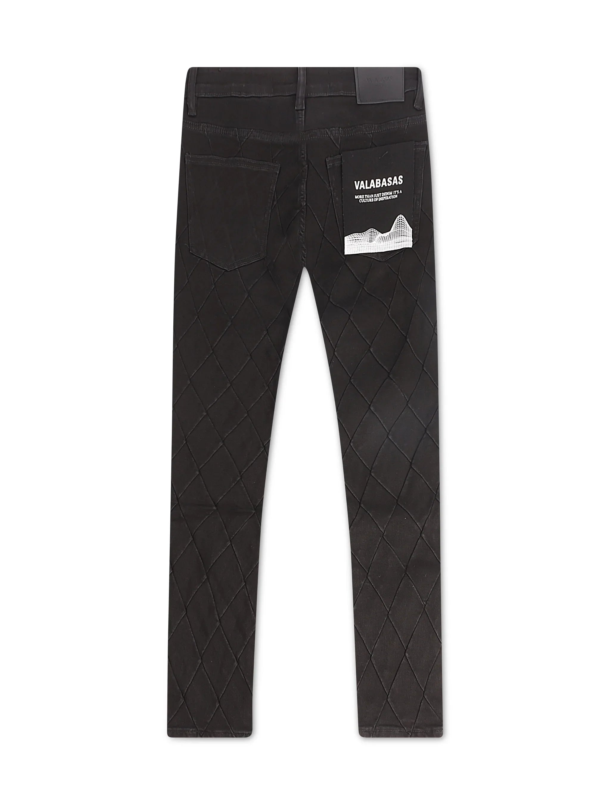Valabasas Drift Skinny Jeans - Negro Azabache