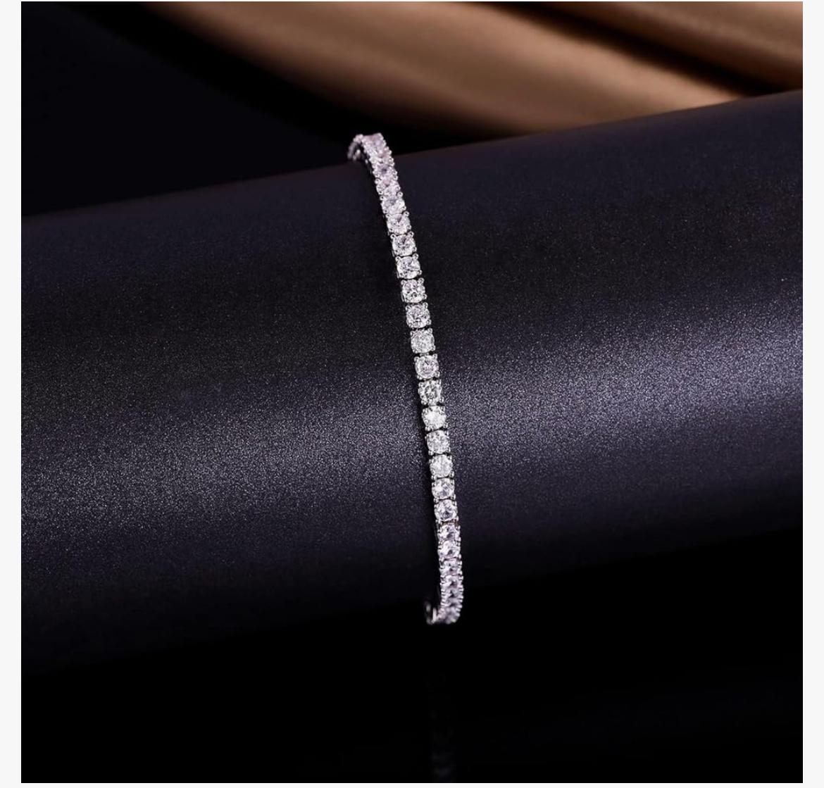 4.00 CTW AGI Certified Lab-Grown Diamond (G/VS) Tennis Bracelet in Choice of 14K White or Yellow Gold