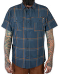 Camisa Jack Knife SS - Gris Azul Oscuro