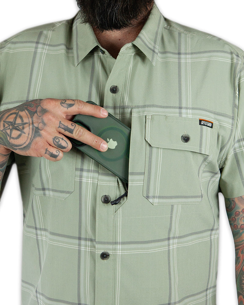 Camisa Jack Knife SS - Verde Salvia
