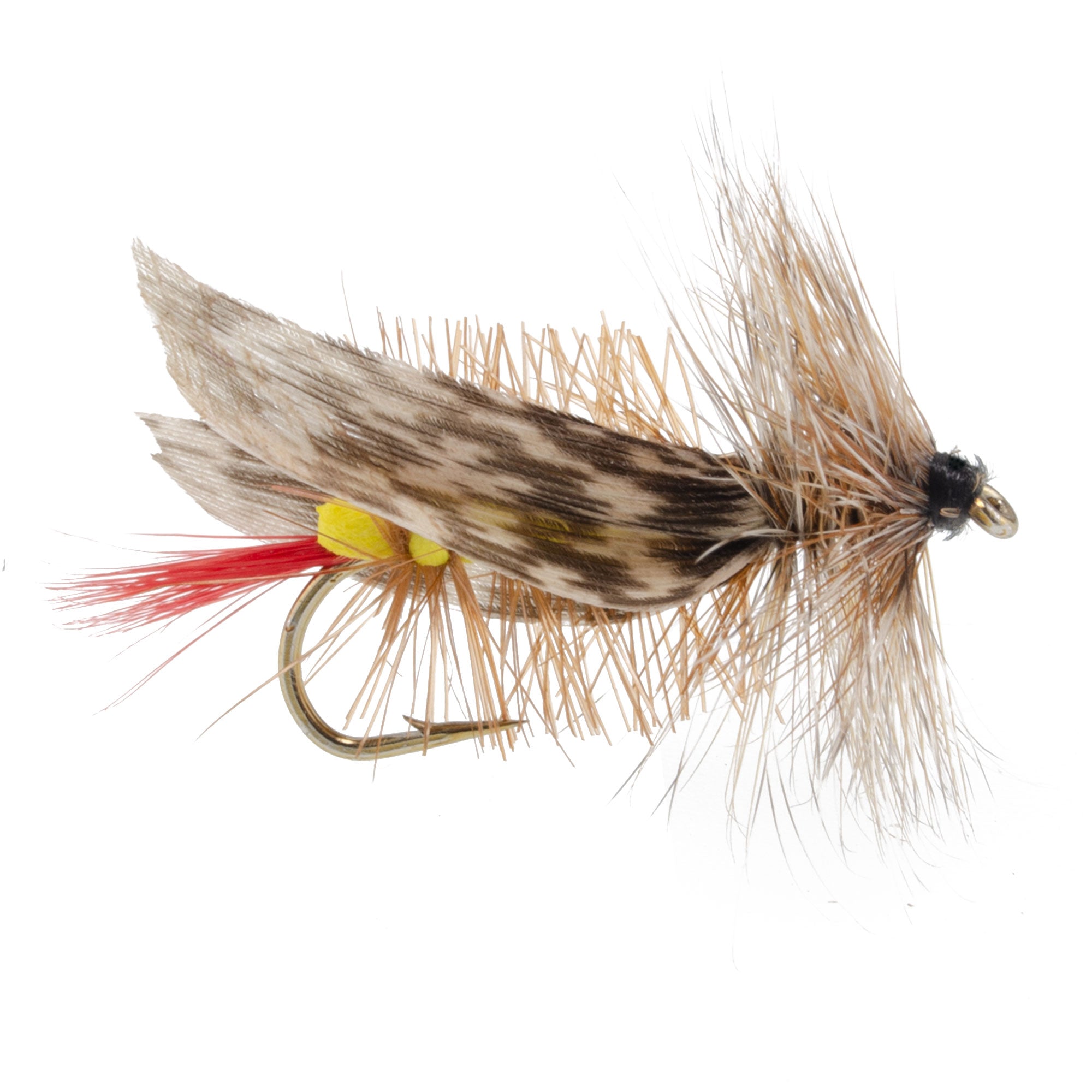 3 Pack Joe's Hopper Yellow Foam Body Grasshopper Fly Hook Size 10