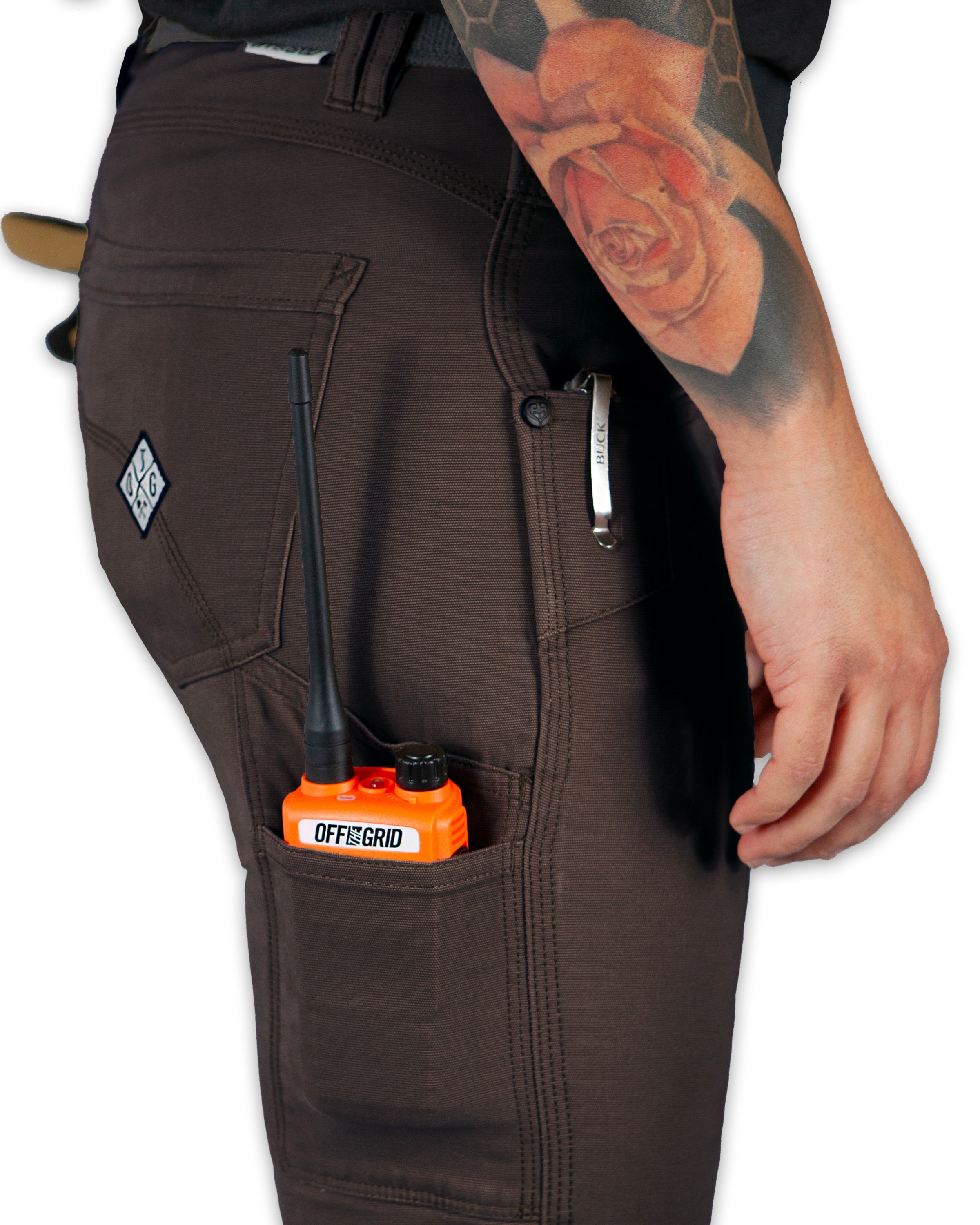 Pantalón Kestral para mujer - Marrón oscuro