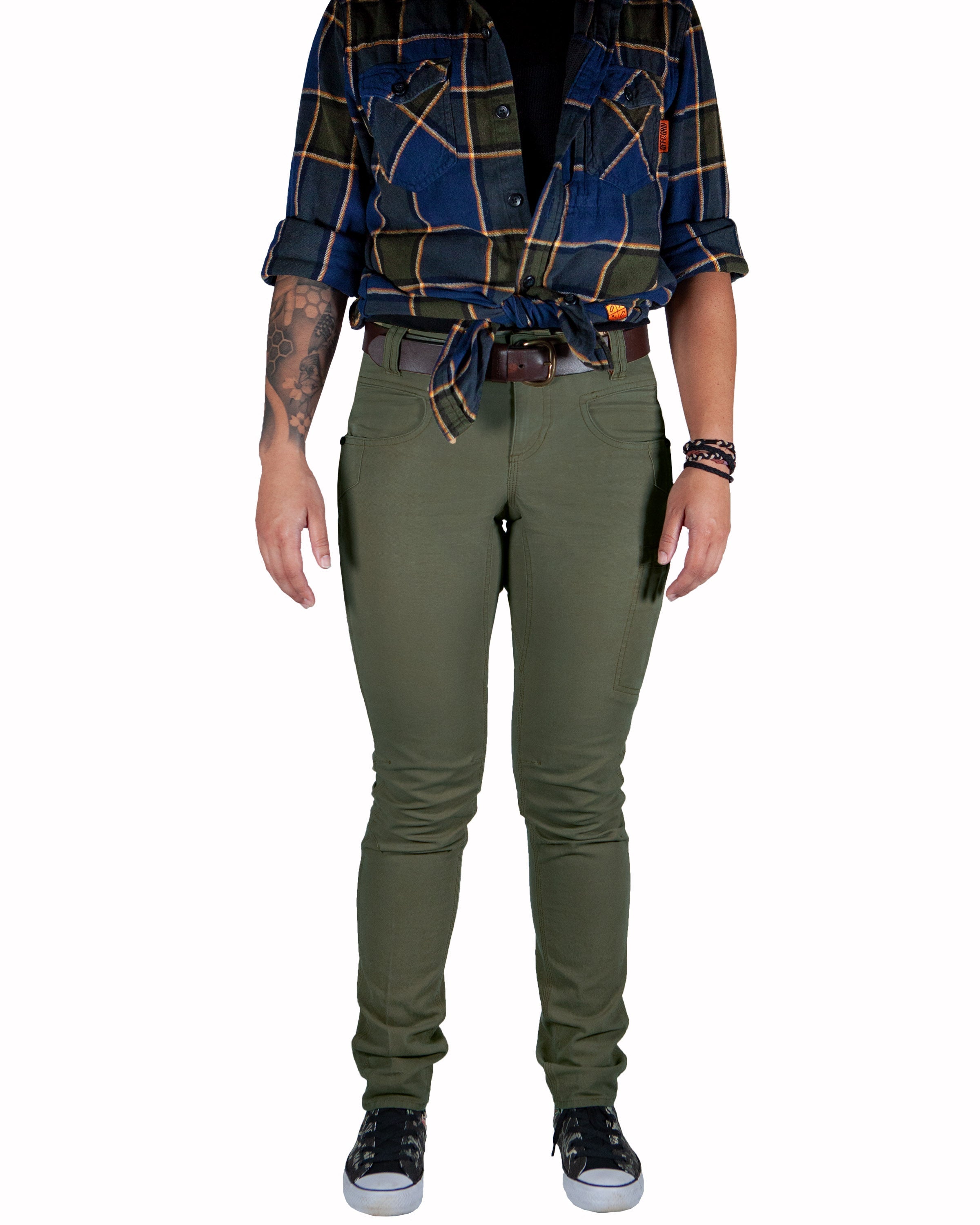 Pantalón Kestral de mujer - Verde oliva oscuro