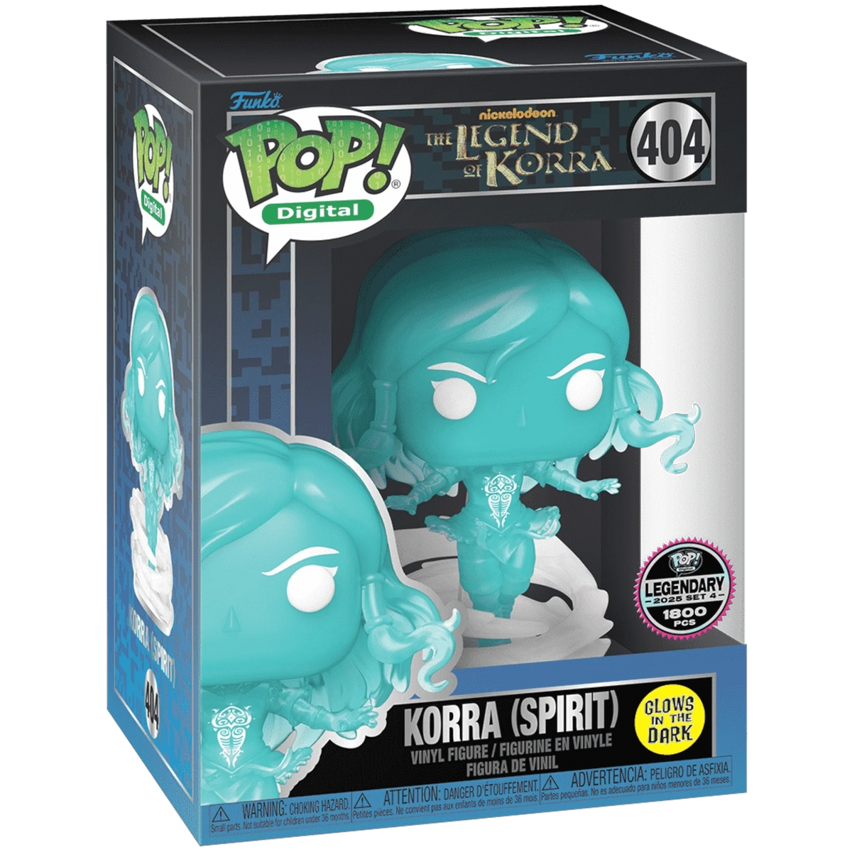 Pop! Digital Avatar Legends x Funko: Korra Spirit Glow in the Dark (NFT Legendary) #404 LE1800