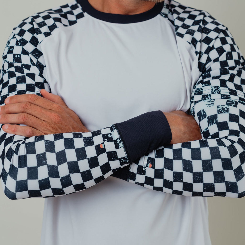 OLEU SUNSPORT™ UV TEE SHIRT - PUNK SPLASH SALT