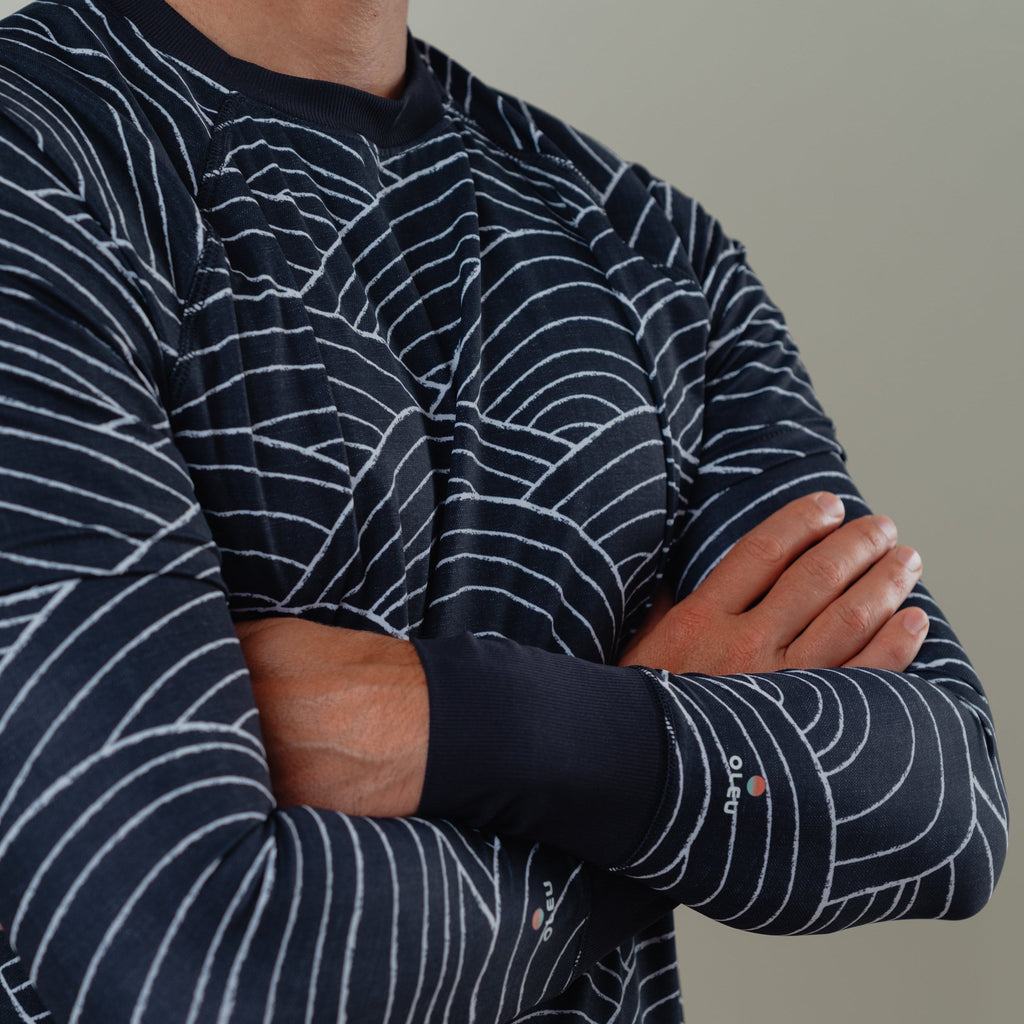 OLEU SUNSPORT™ UV TEE SHIRT - STORM CARBON
