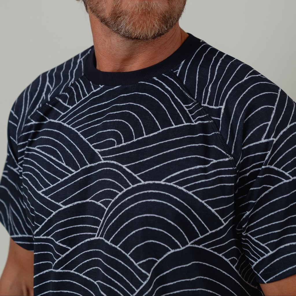 OLEU SUNSPORT™ UV TEE SHIRT - STORM CARBON