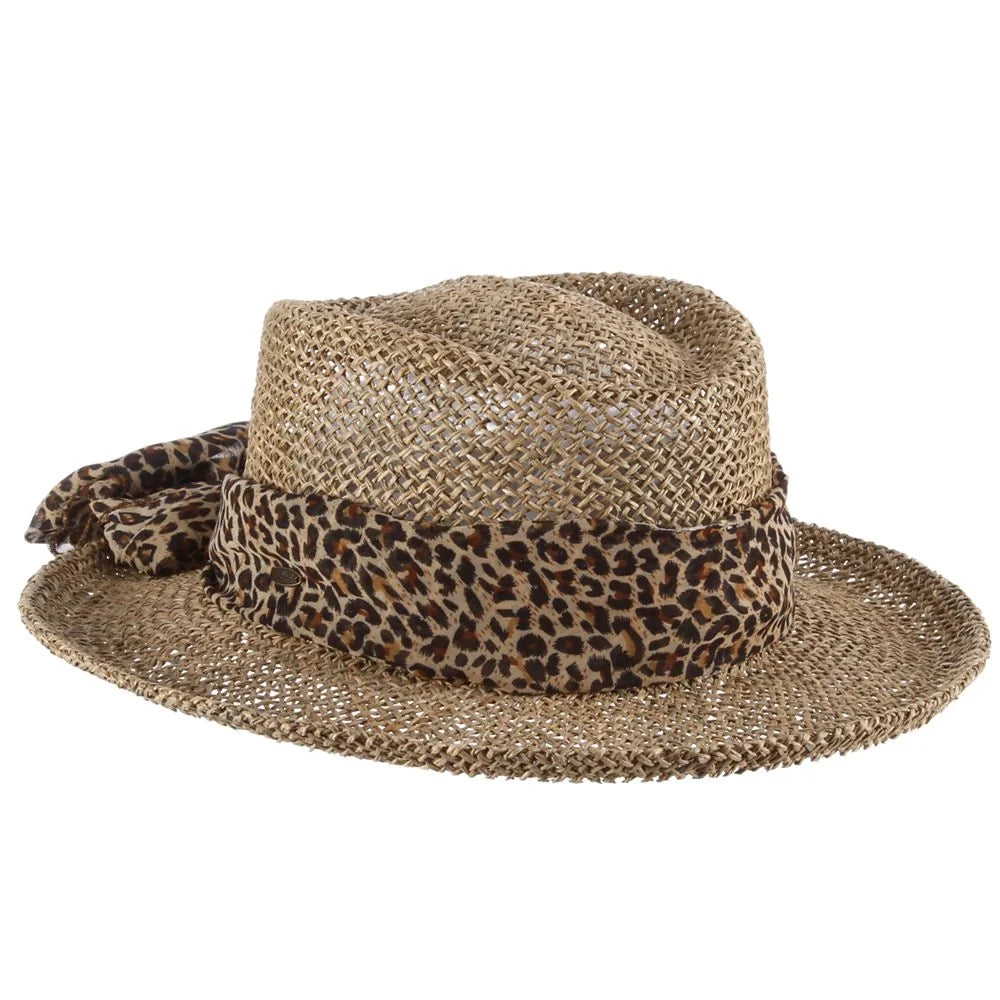 Scala Etna - Women's Seagrass Straw Gambler Hat