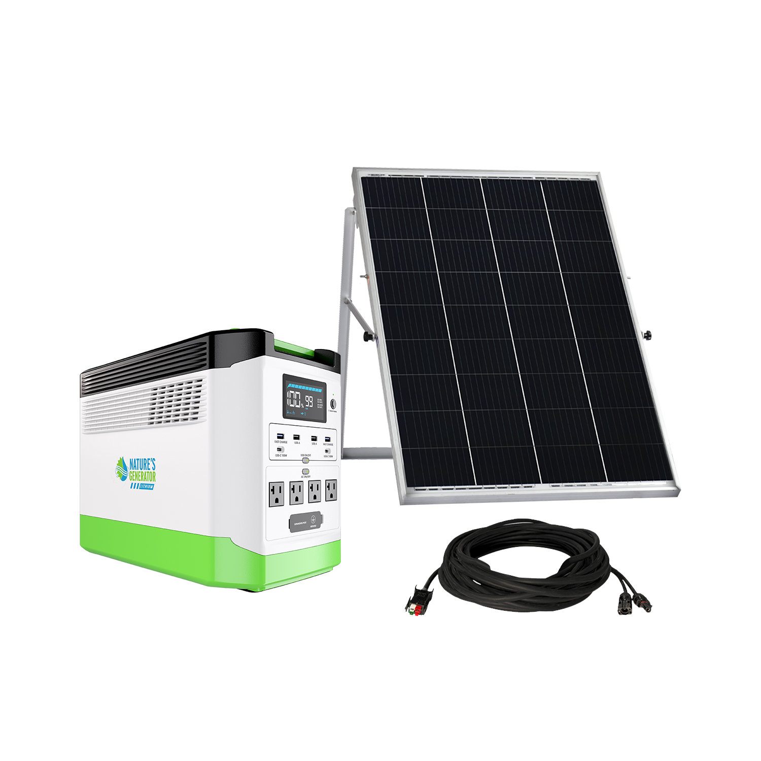 Generador solar de litio de alta capacidad 1800