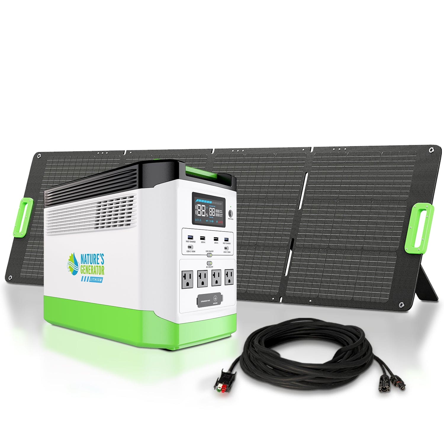 High Capacity Lithium 1800 Solar Generator