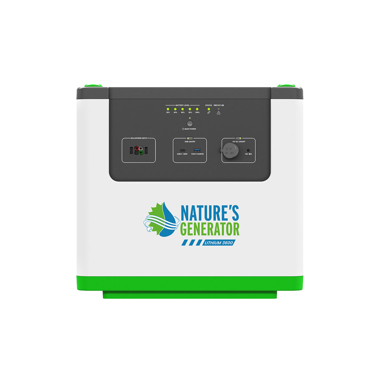Generador de energía de litio Nature's Generator 3600