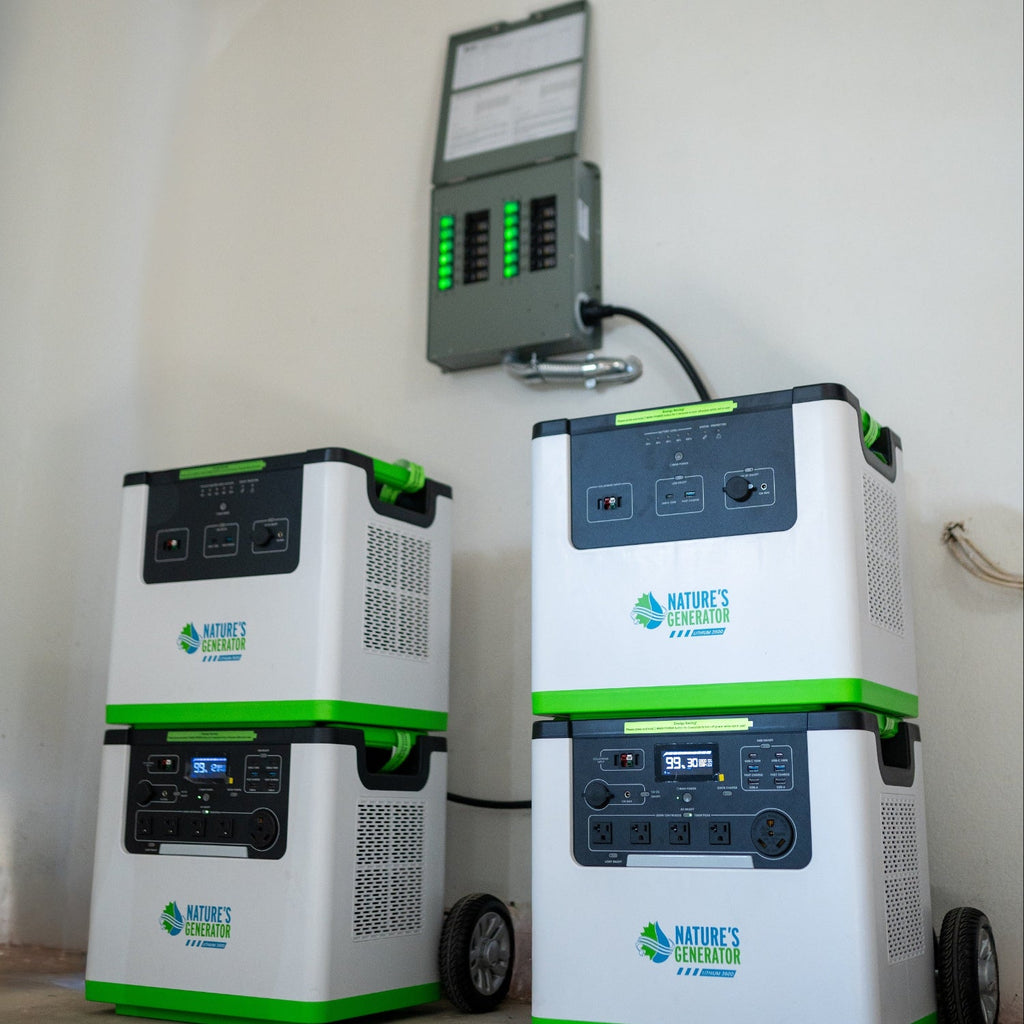 Reacondicionado - Interruptor de transferencia no automático de 12 circuitos, 120/240 V, 30 A de Nature's Generator