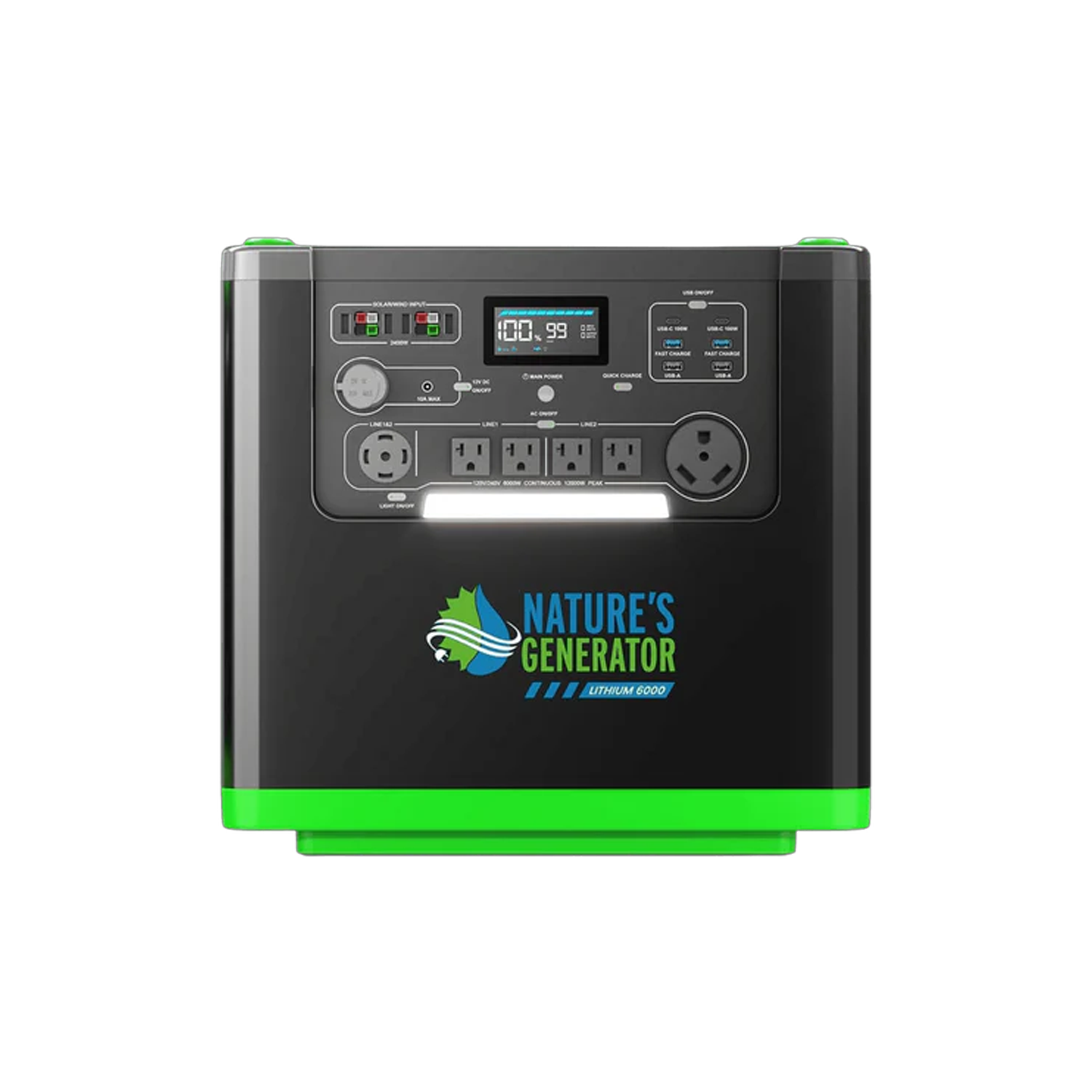 Estación de energía Nature's Generator Lithium 6000