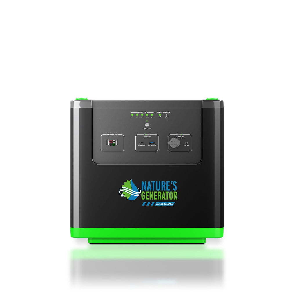 Estación de energía Nature's Generator Lithium 6000