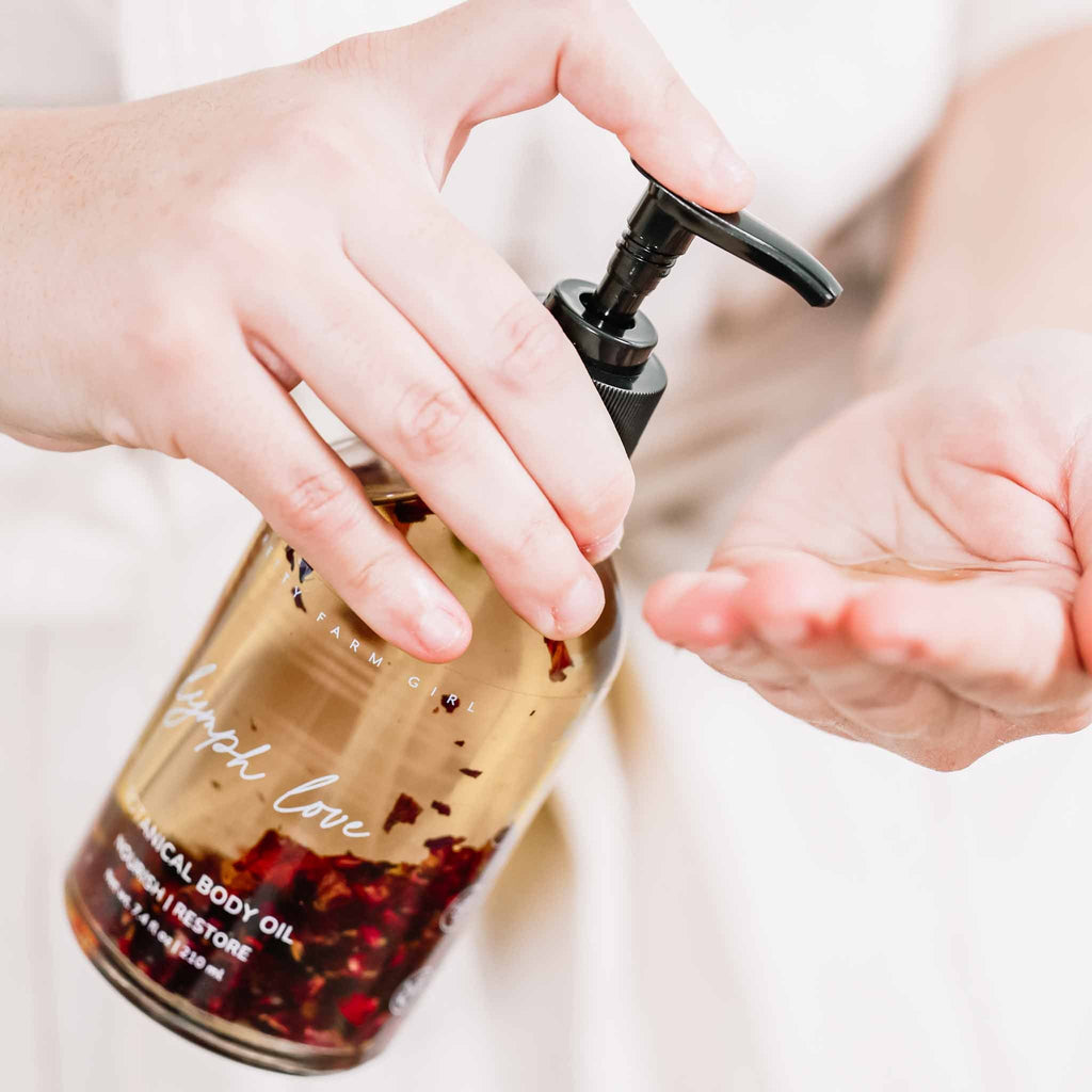 Aceite Corporal Natural Linfático - Ideal para Masajes Linfáticos