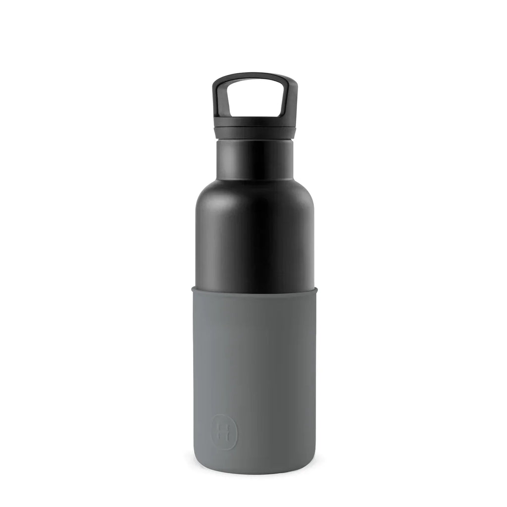 Botella de agua con aislamiento al vacío - Negra 16 oz