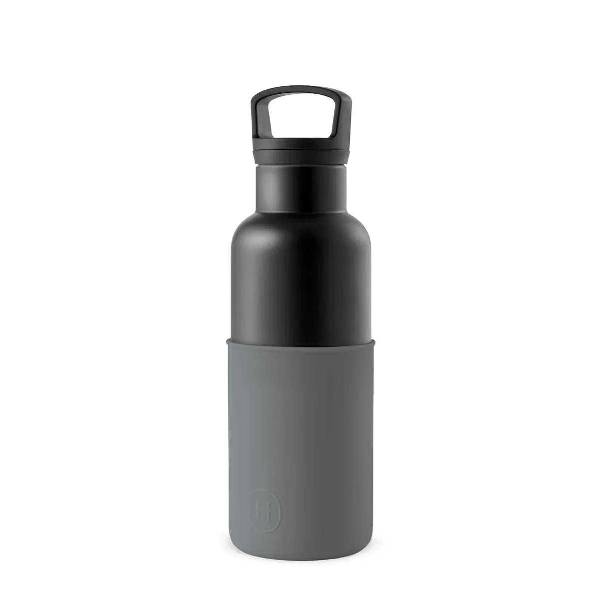 Botella de agua con aislamiento al vacío - Negra 16 oz