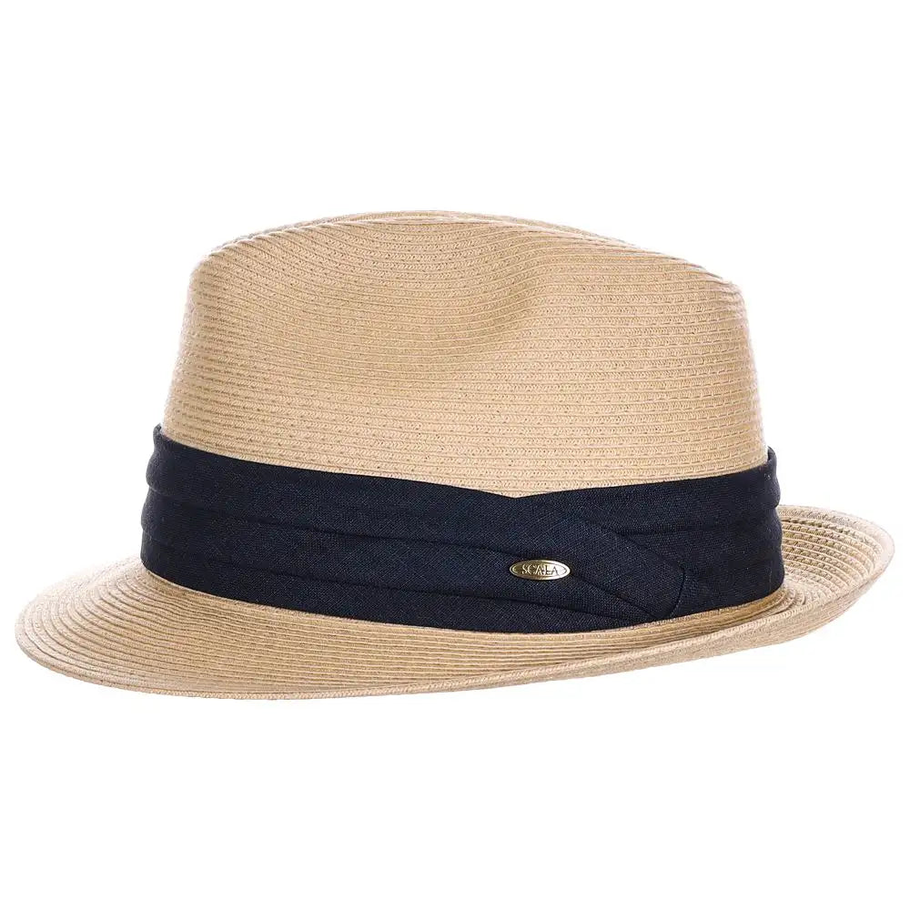 Scala Oasis - Straw Fedora Hat