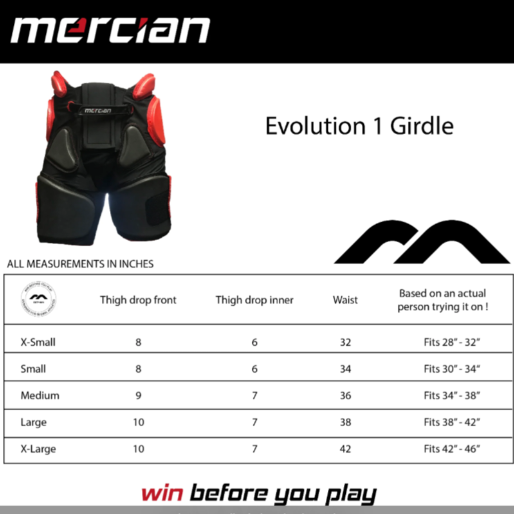 Faja Mercian Evolution 1 negra/roja con sobrepantalón