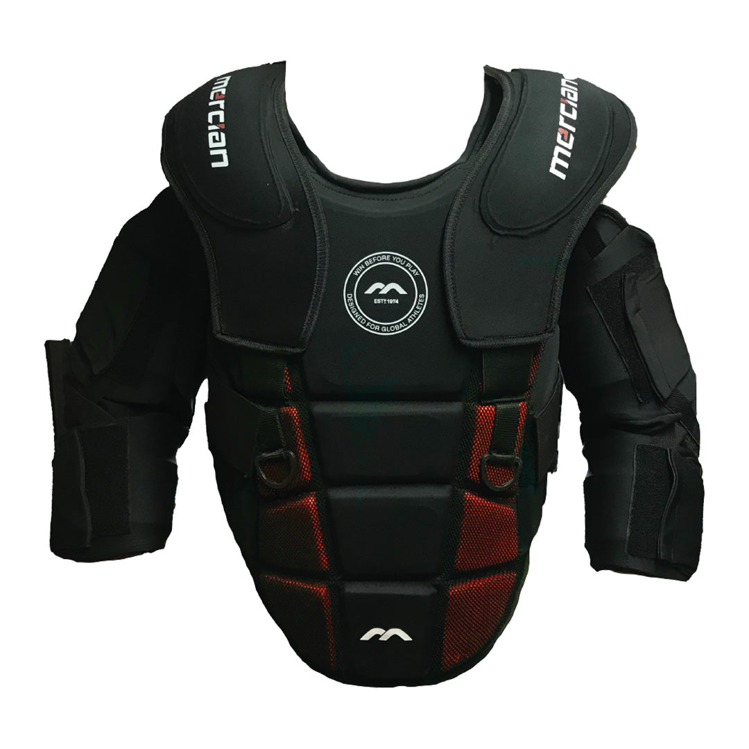 Armadura corporal Mercian Evolution Pro negra/roja