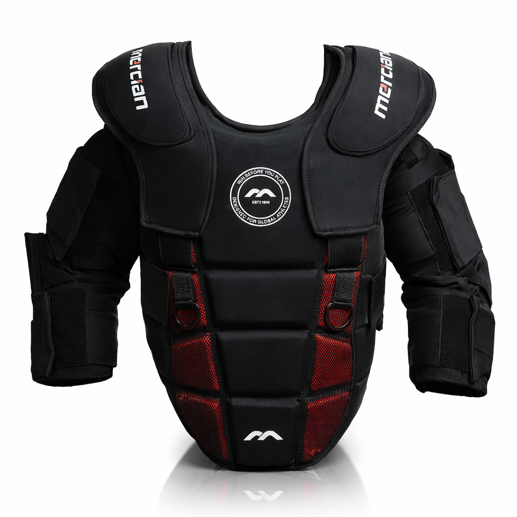Armadura corporal Mercian Evolution Pro negra/roja
