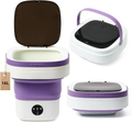Mini Portable Foldable Washer - 16L Portable Washing Machine, Spin Dryer, Small Folding Washing Machine 3 Cleaning Modes for Baby Clothes/Intimate Apparel, for Travel, Home