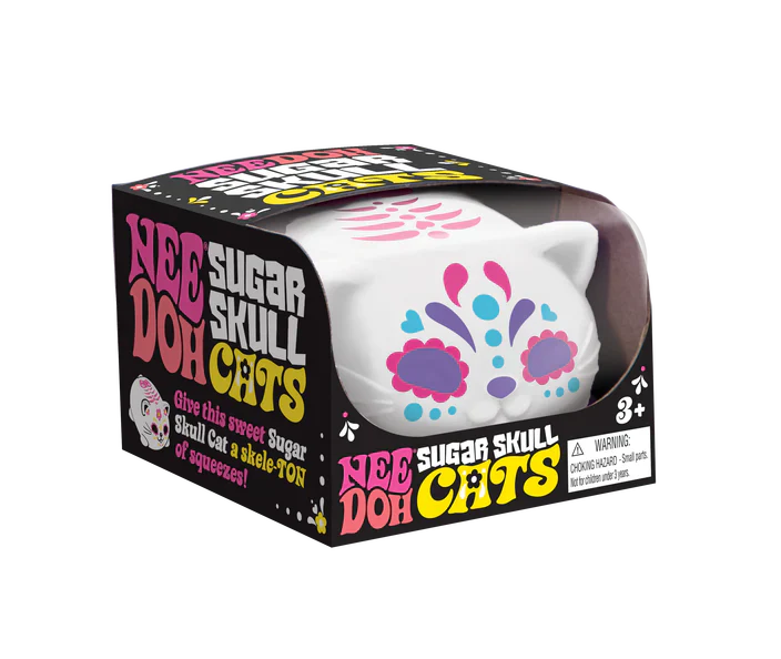 NeeDoh: Gatos Calavera de Azúcar - Colores Aleatorios