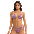 Traje de baño con tirantes, bolsa triangular, bikini sexy