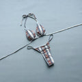Bikini sexy estampado de dos piezas para mujer