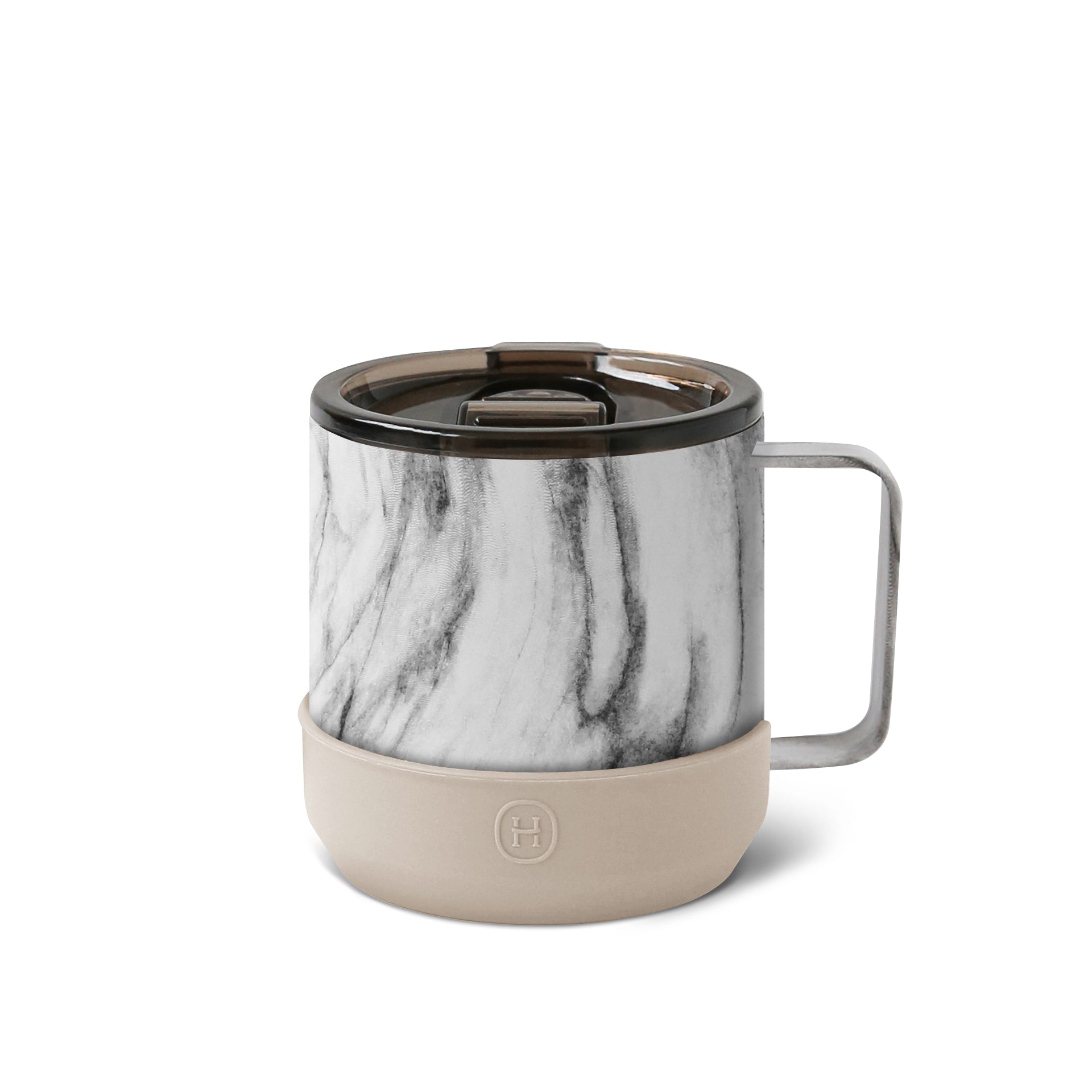 White Marble Outdoor Jug and Camp Mug Set