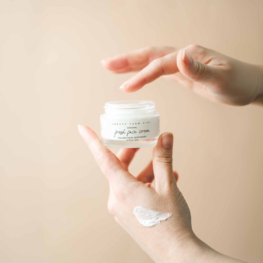 Crema facial antienvejecimiento original de sebo, hidratante facial
