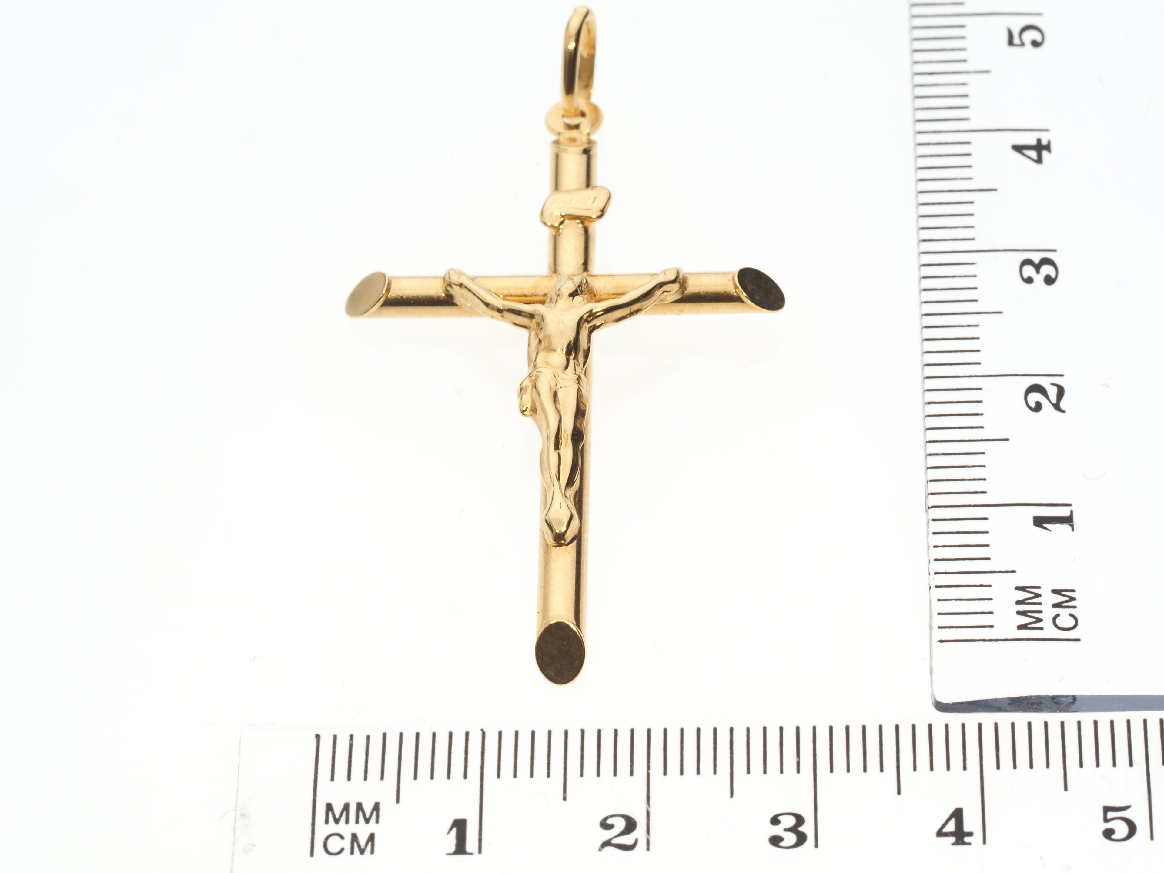 Colgante Crucifijo de Oro 14K