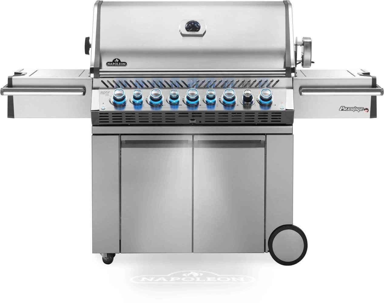 Parrilla de gas Patio Elegance Prestige PRO 665 RSIB con quemadores laterales y traseros infrarrojos
