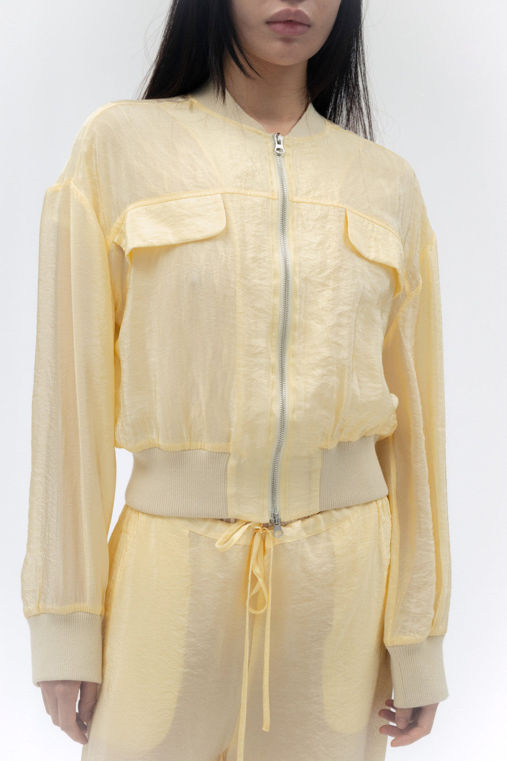 FABIO VOILE JACKET IN BUTTER