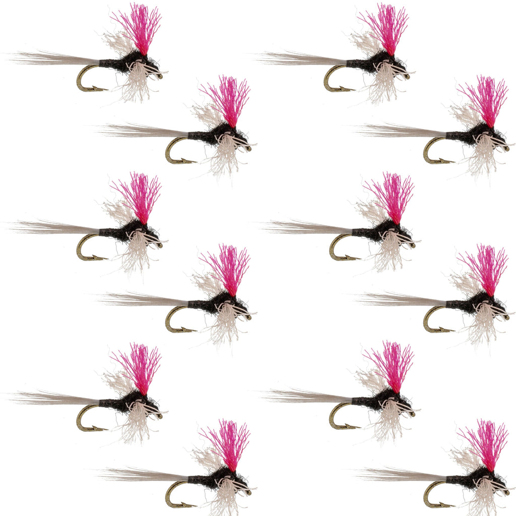 Trico Spinner High Visibility Pink Post 12 Flies Hook Size 22