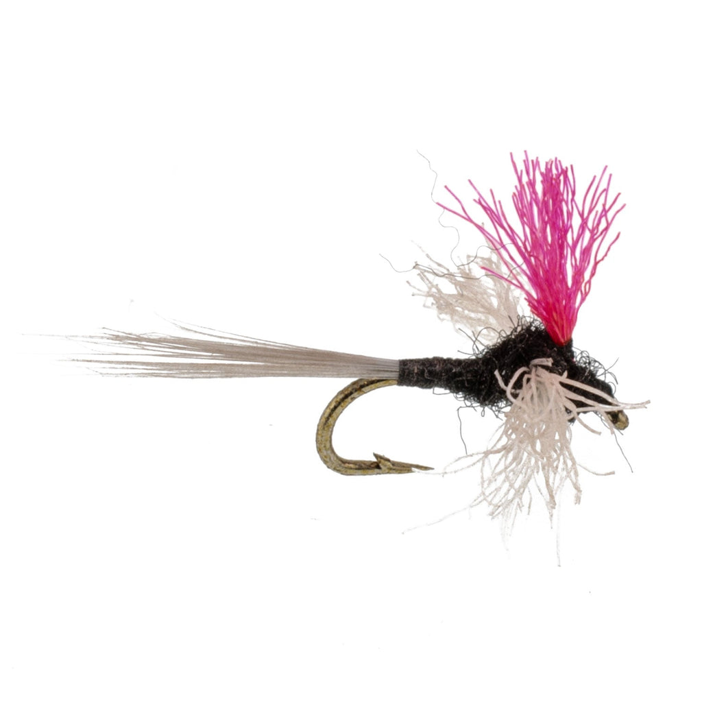 3 Pack Trico Spinner High Visibility Pink Post Flies Hook Size 22