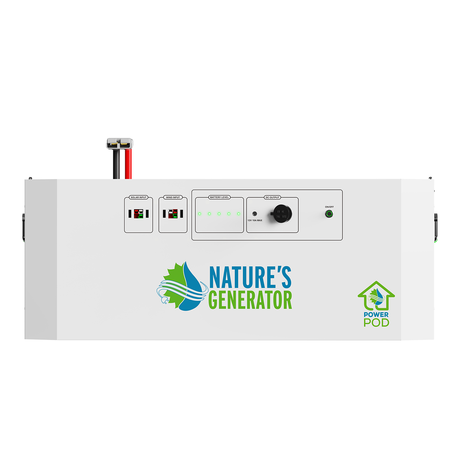 Generador solar Powerhouse V2 e interruptor de transferencia