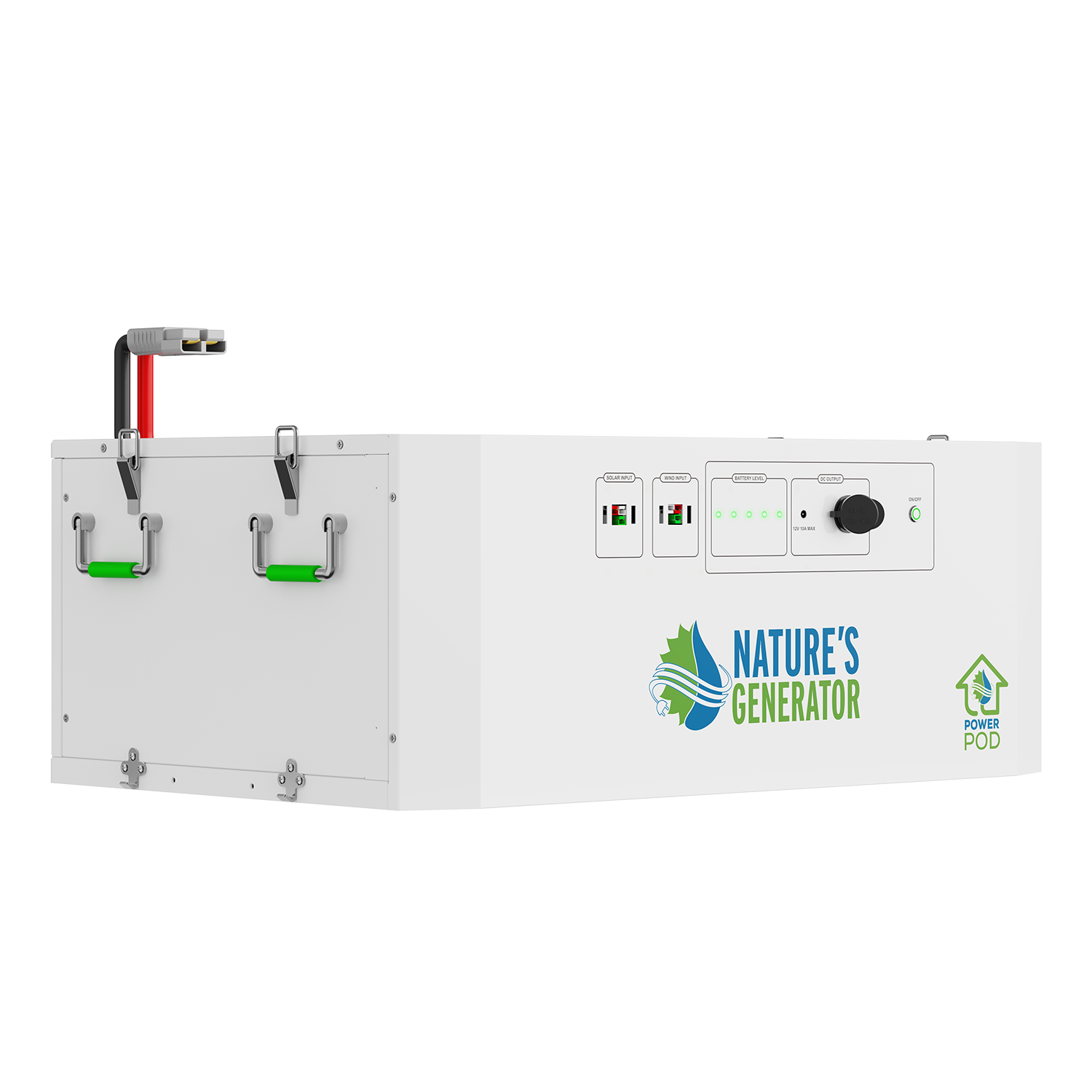 Generador solar Powerhouse V2 e interruptor de transferencia