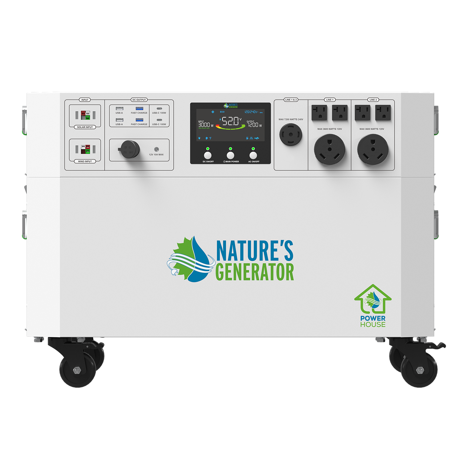 Generador solar y eólico Powerhouse V2