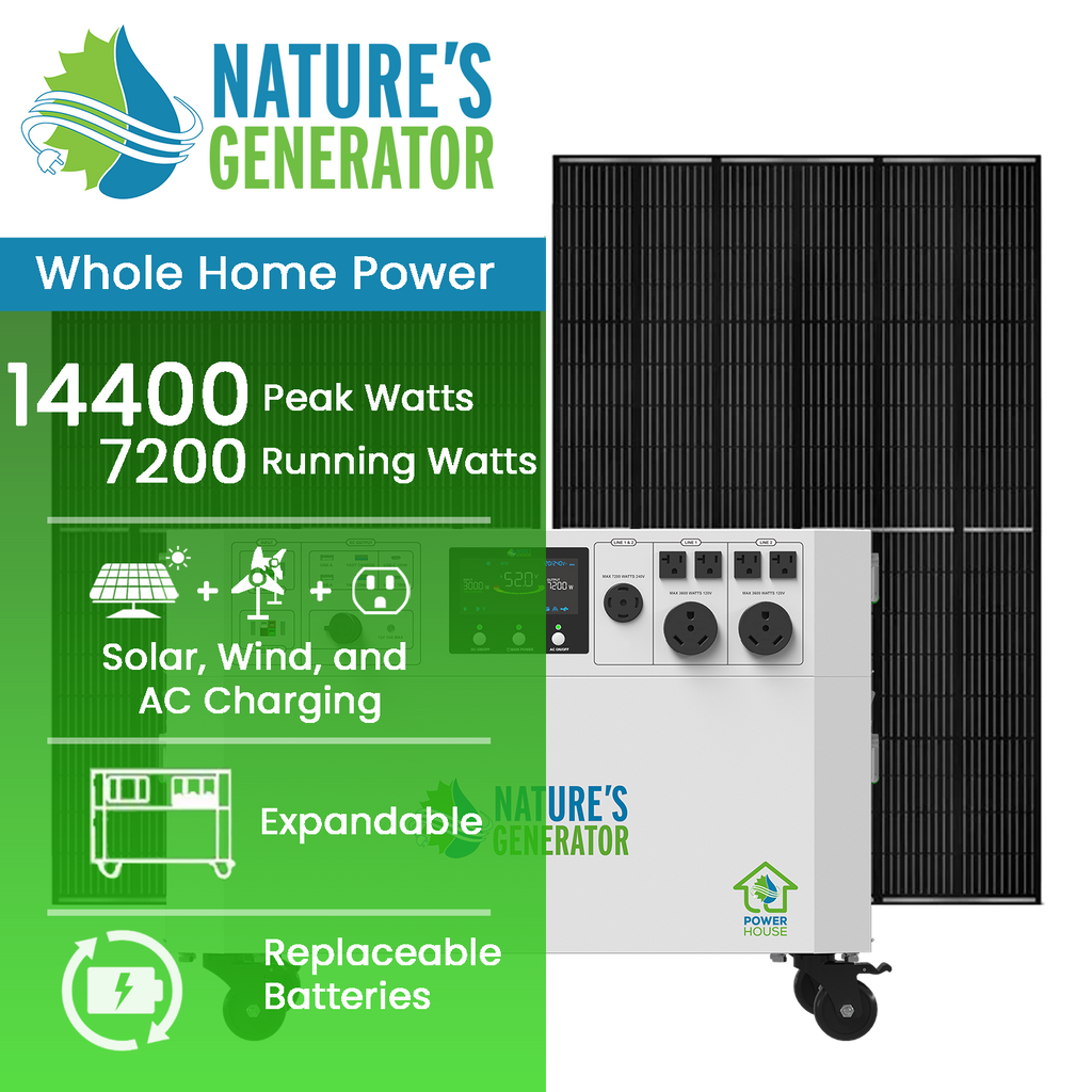 Generador Solar para Todo el Hogar Powerhouse V2