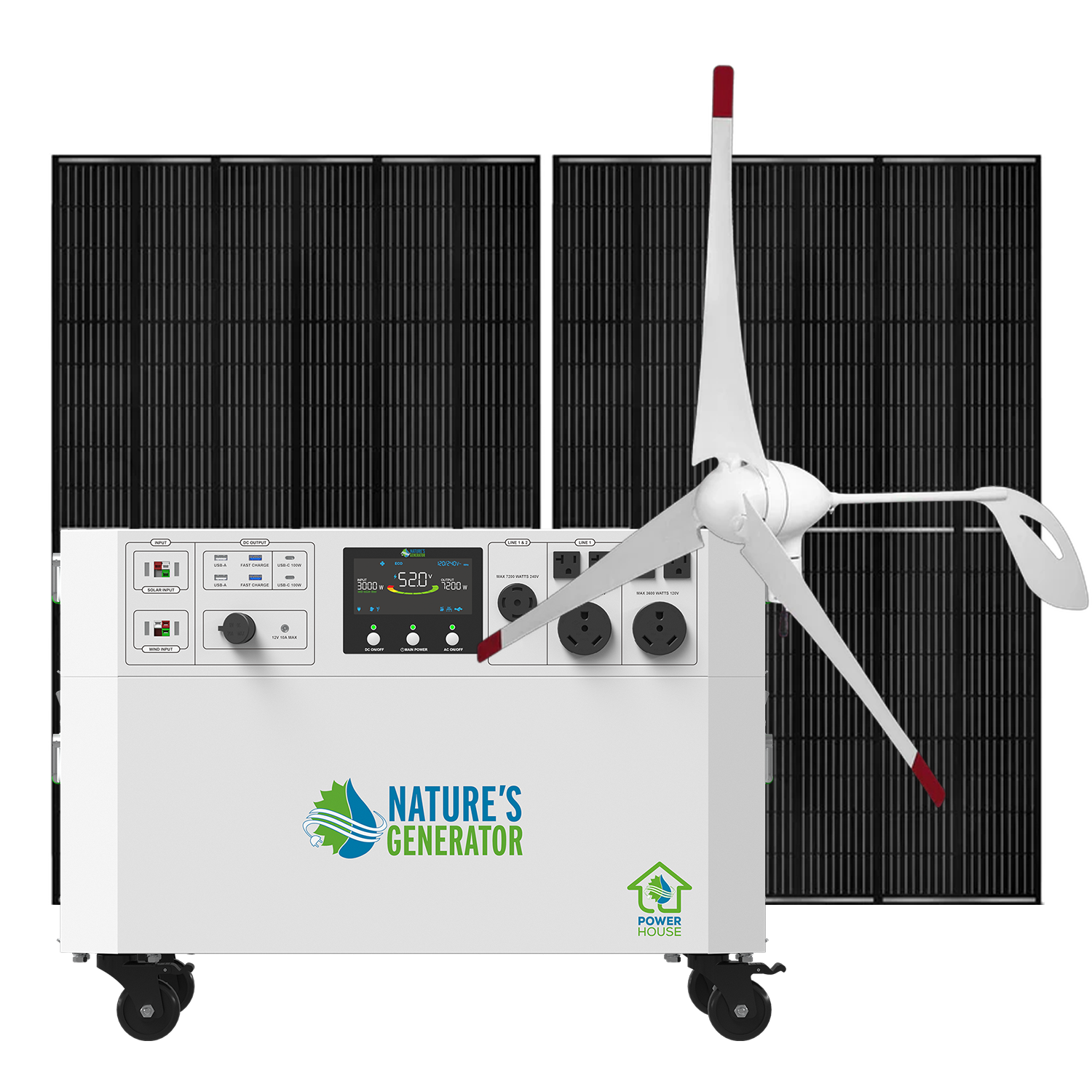 Generador solar y eólico Powerhouse V2