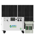Generador solar Powerhouse V2 e interruptor de transferencia
