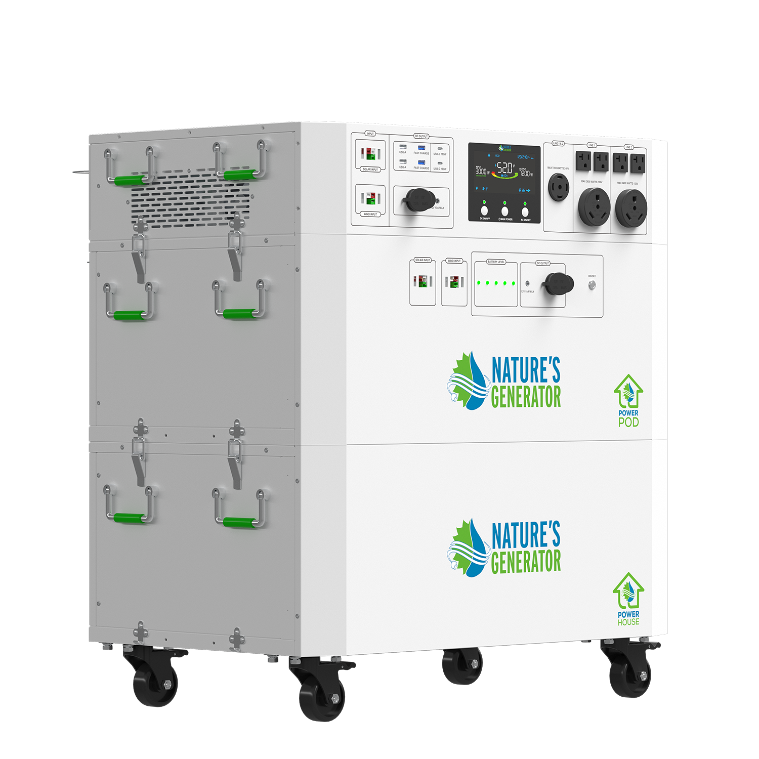 Generador solar y eólico Powerhouse V2