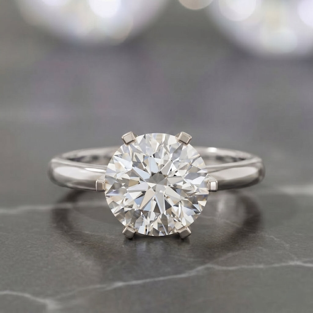 IGI Certified Lab Grown Diamond 2 CT Engagement Ring for Women