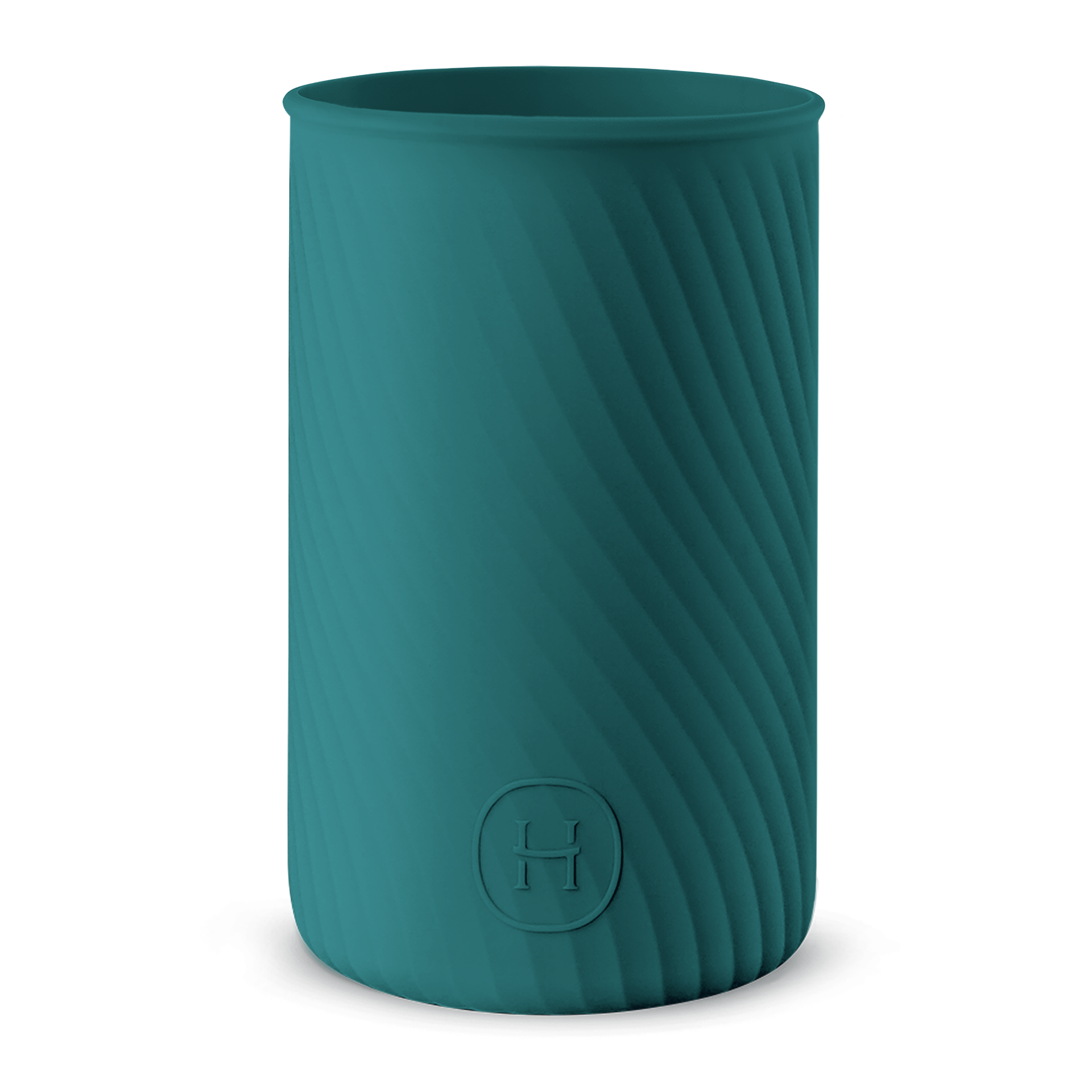 Ripple Silicone sleeve- Peacock Green 20fl oz