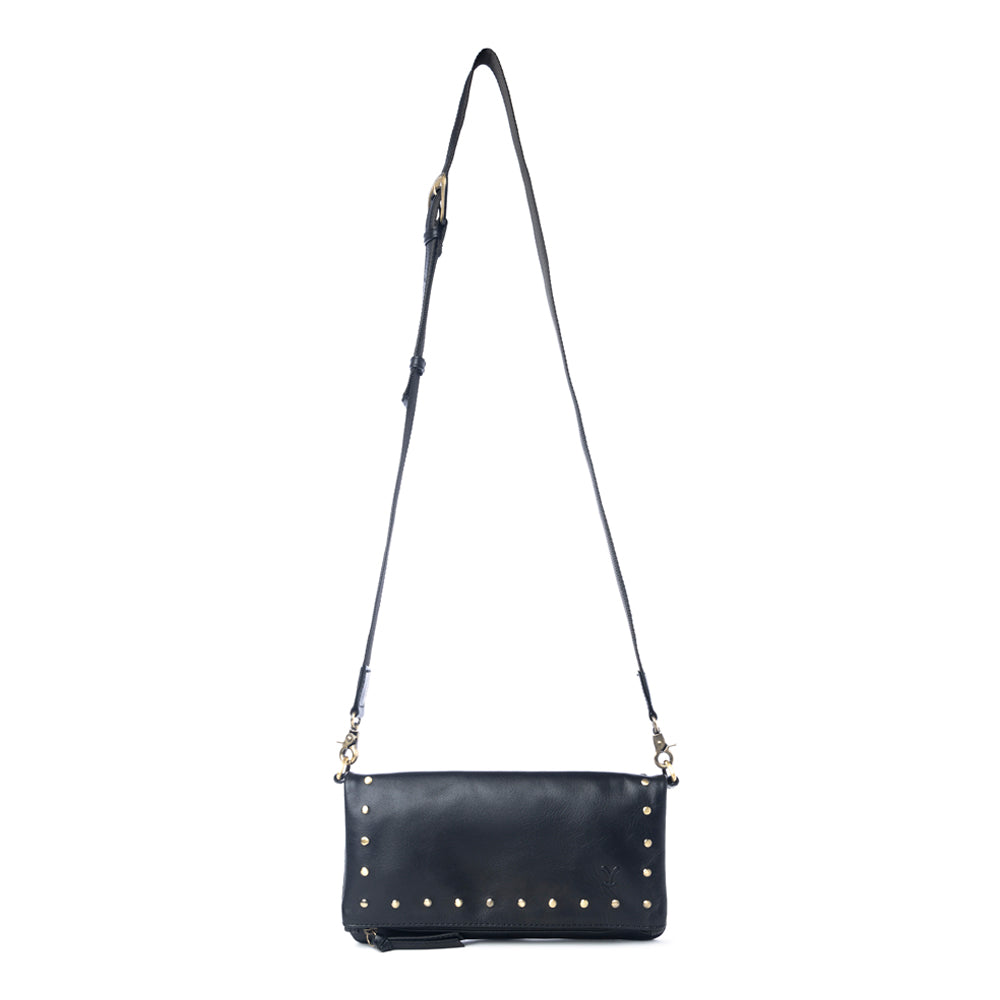Yellowstone Palisade Clutch mit Nieten in Ash