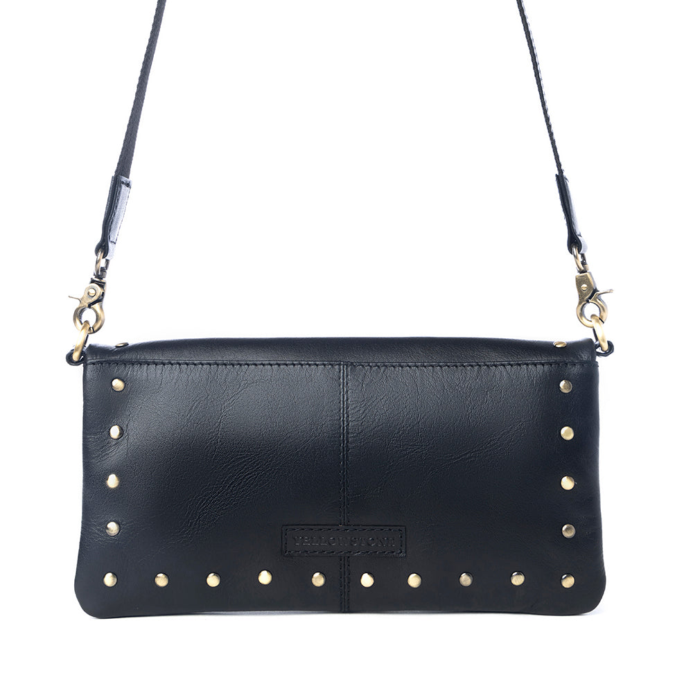 Yellowstone Palisade Clutch mit Nieten in Ash