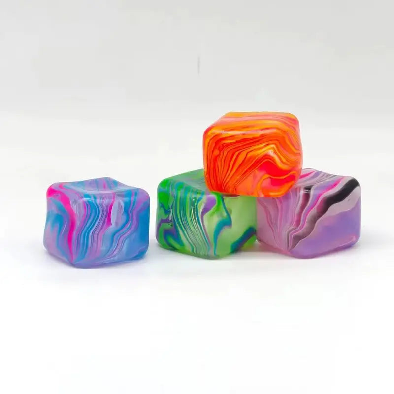 Needoh Style Snowflake Ice Cube Malt Sugar Squishy | Blind Box Stress Relief Toy